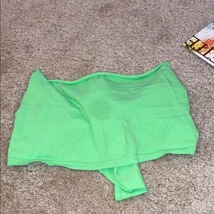 green tube top